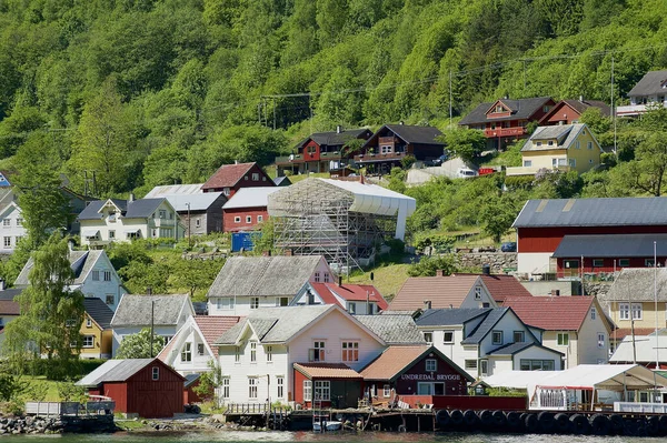 Undredal Norveç Haziran 2012 Norveç Undredal Kentindeki Aurlandsfjord Dan Eski — Stok fotoğraf