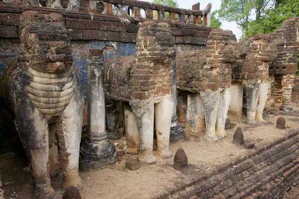 Sukhothai Tailandia Noviembre 2013 Ruinas Del Decorataion Del Templo Satchanalai — Foto de Stock