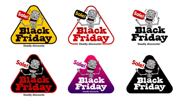 Black Friday sales tag — Stock Vector