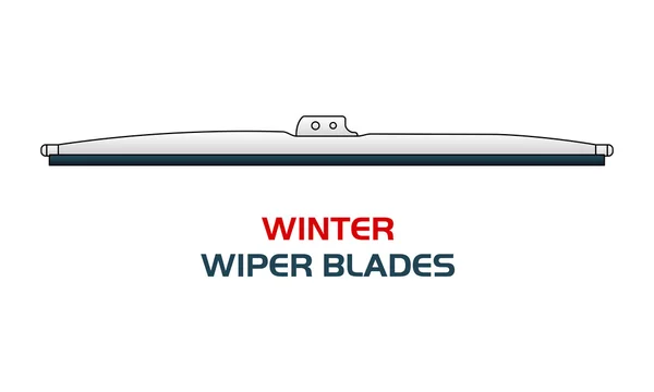 Vector illustration car WIPER BLADES. — Stock Vector