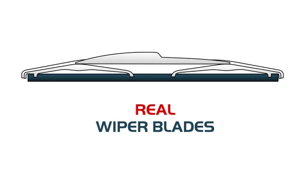 Vector illustration car WIPER BLADES. — Stock Vector