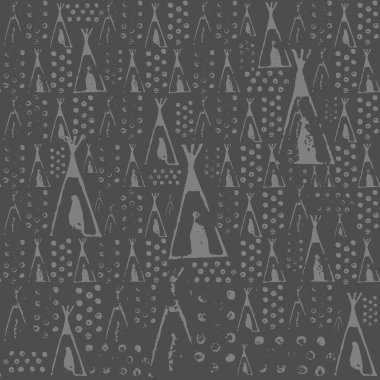 Kızılderili çadırı sorunsuz doku