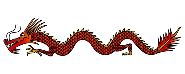 Vektorové ilustrace orientální drak — Stockový vektor