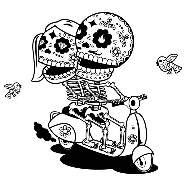 Vector illustration of skeletons — Stock Illustration Vector illustration of skeletons Royalty Free Stock Vectors