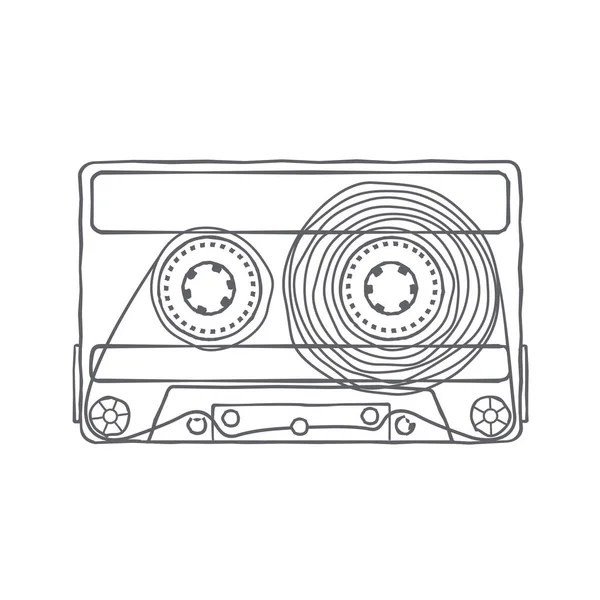 Compact tape cassettes — Stock Vector