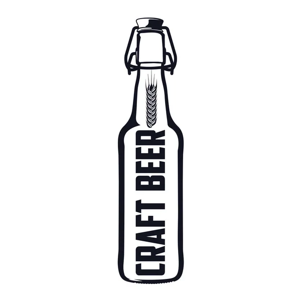 Logo bière artisanale — Image vectorielle