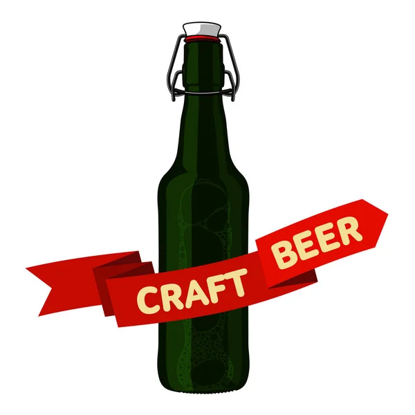 Крафт пива логотип — стоковий вектор
