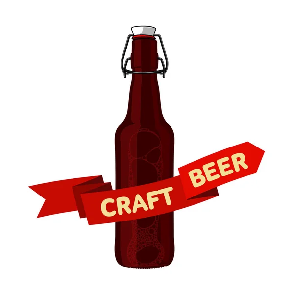クラフト ビールのロゴ — ストックベクタ