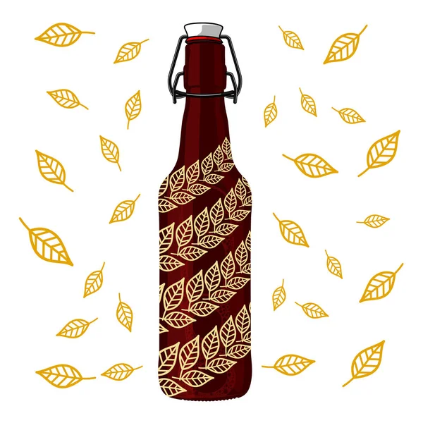 Logo bière artisanale — Image vectorielle