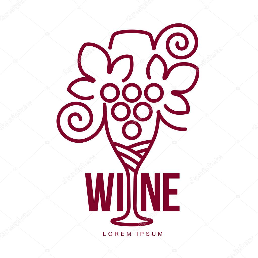 Wine logo templates