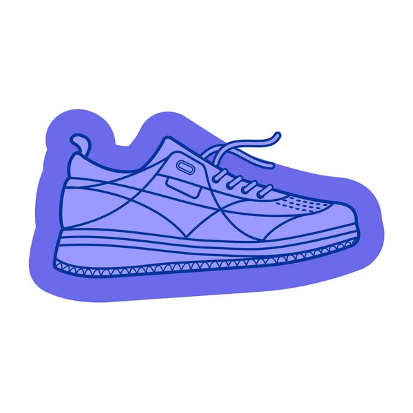 Vectorillustratie van sneakers — Stockvector