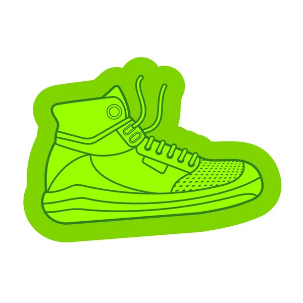 Vectorillustratie van sneakers — Stockvector