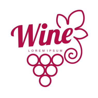 şarap logo Şablonlar