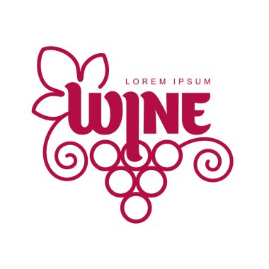 şarap logo Şablonlar