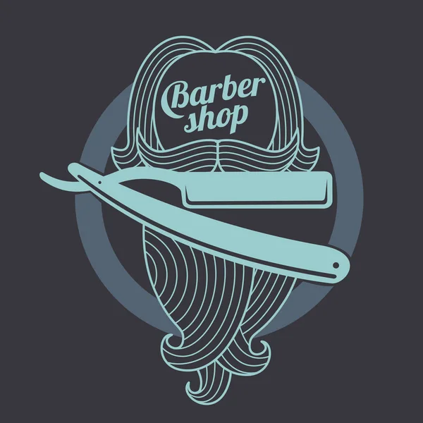 Modelos de barbearia — Vetor de Stock
