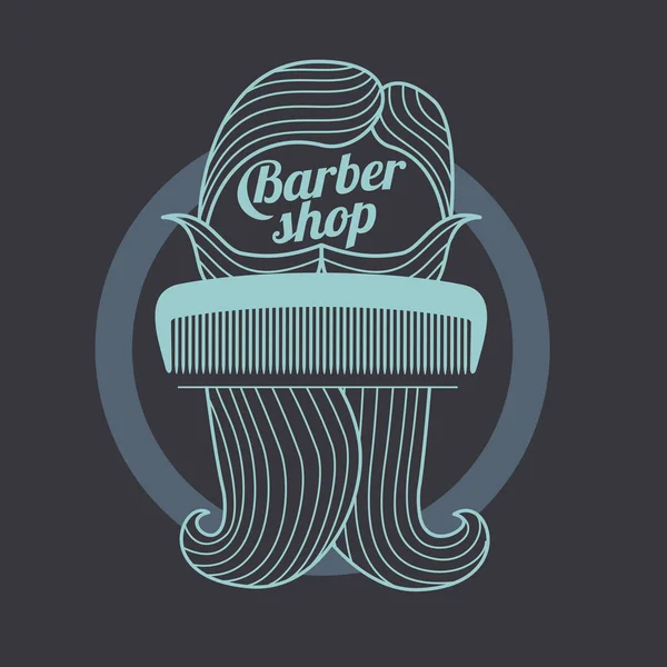 Plantillas de peluquería — Vector de stock