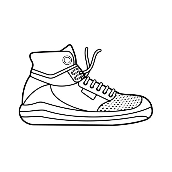 Ilustración vectorial de zapatillas — Vector de stock