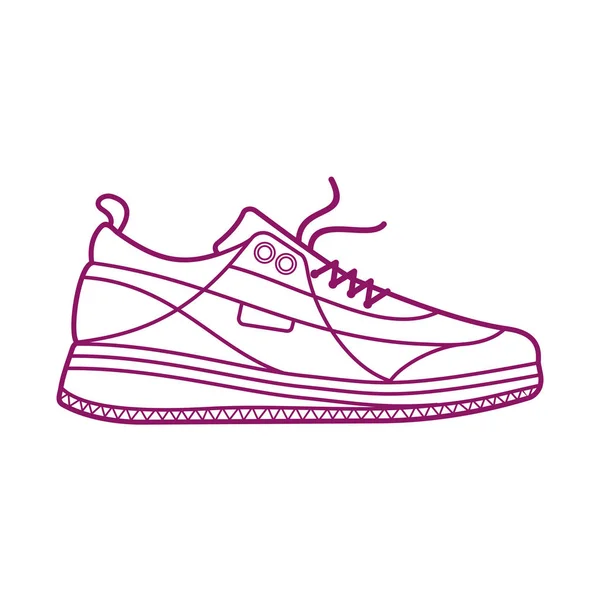 Vectorillustratie van sneakers — Stockvector