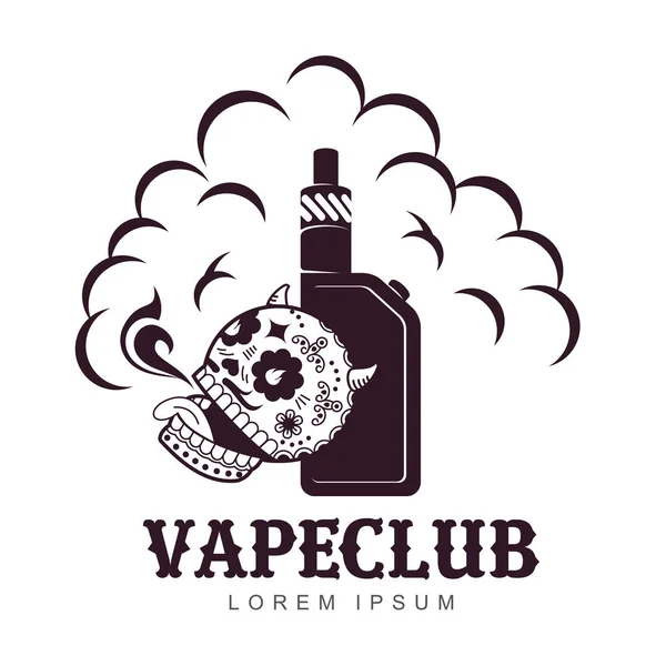 Vector vintage ilustración vapor logo — Archivo Imágenes Vectoriales