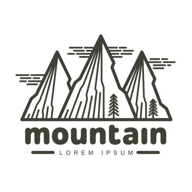 Dağlar logo Şablonlar