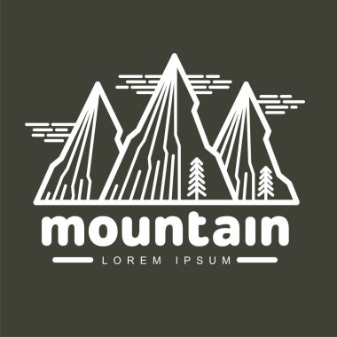 Dağlar logo Şablonlar