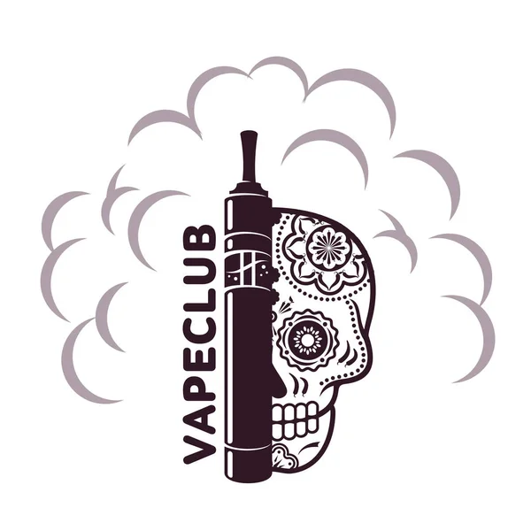 Vector vintage ilustración vapor logo — Vector de stock