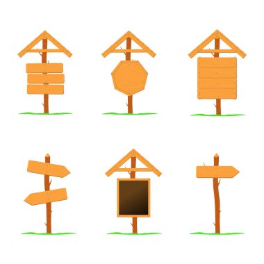 Ahşap levha vektör şablonu