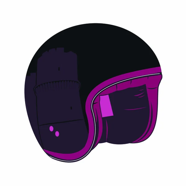 Ilustración vectorial de scooter vintage — Vector de stock