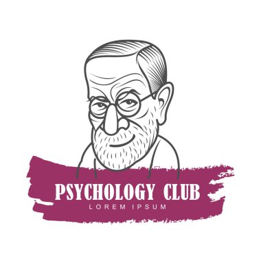 Karikatür karikatür portre Sigmund Freud'un