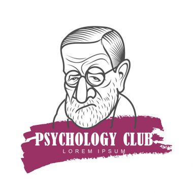 Karikatür karikatür portre Sigmund Freud'un
