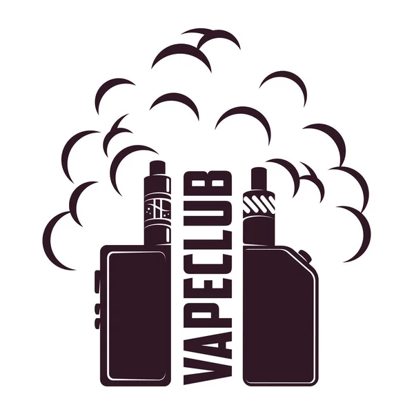 Vettoriale vintage illustrazione vaporizzatore logo — Vettoriale Stock