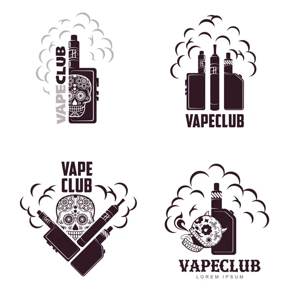 Vektorové ilustrace vintage vape logo — Stockový vektor