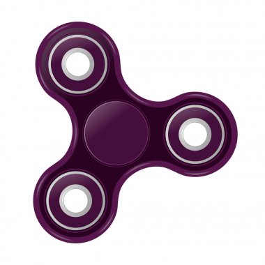 El spinner düz vektör çizim