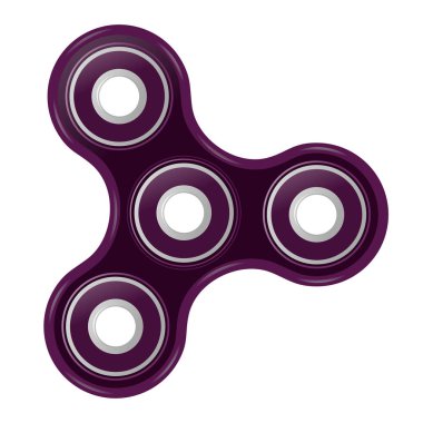 El spinner düz vektör çizim