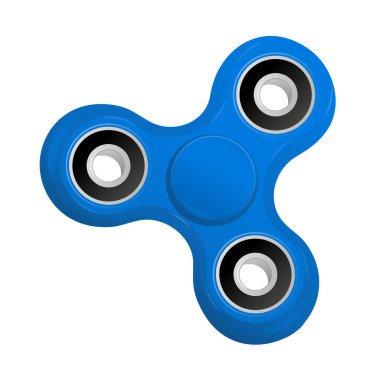 El spinner düz vektör çizim