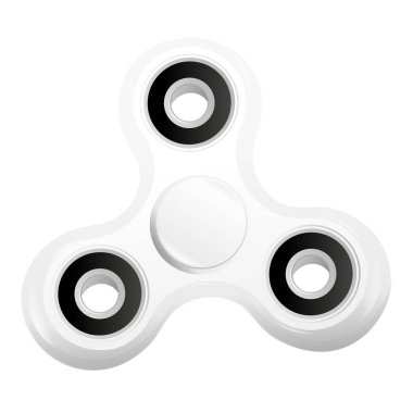 El spinner düz vektör çizim