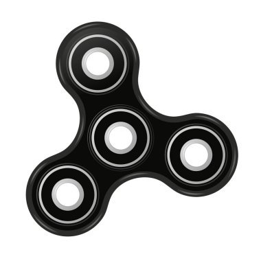 El spinner düz vektör çizim