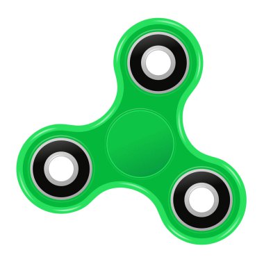El spinner düz vektör çizim