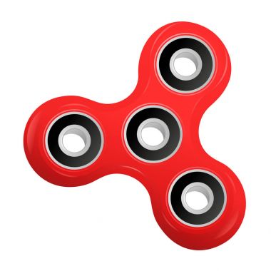 El spinner düz vektör çizim