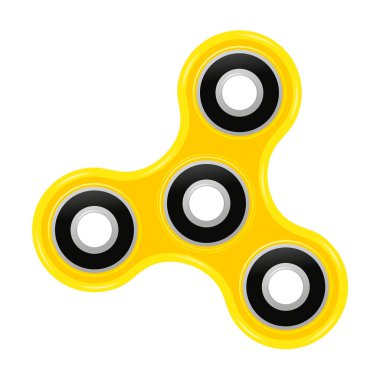 El spinner düz vektör çizim