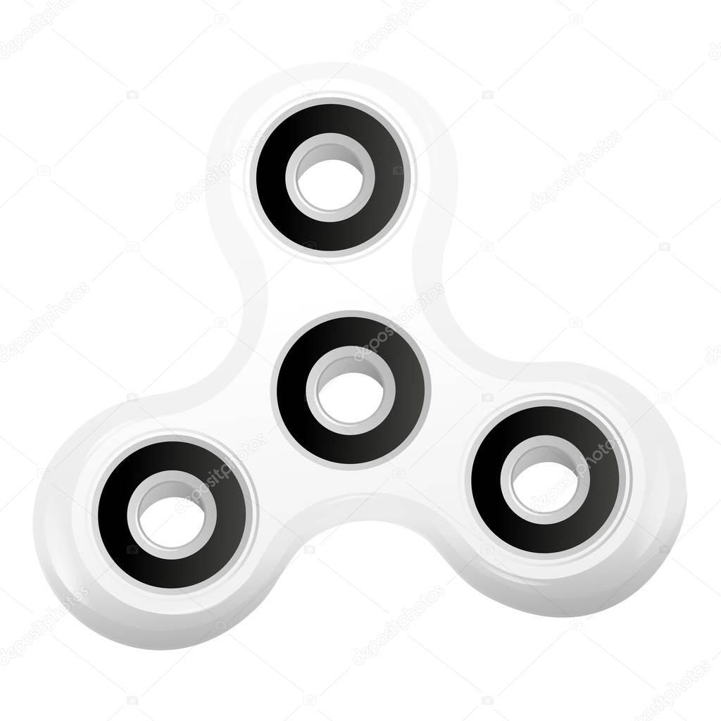 Hand spinner flat vector illustration. Hand spinner tricks. Badges, labels, banners, advertisements, brochures, business templates. Vector illustration isolated on white background