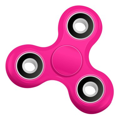 El spinner düz vektör çizim