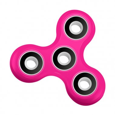 El spinner düz vektör çizim