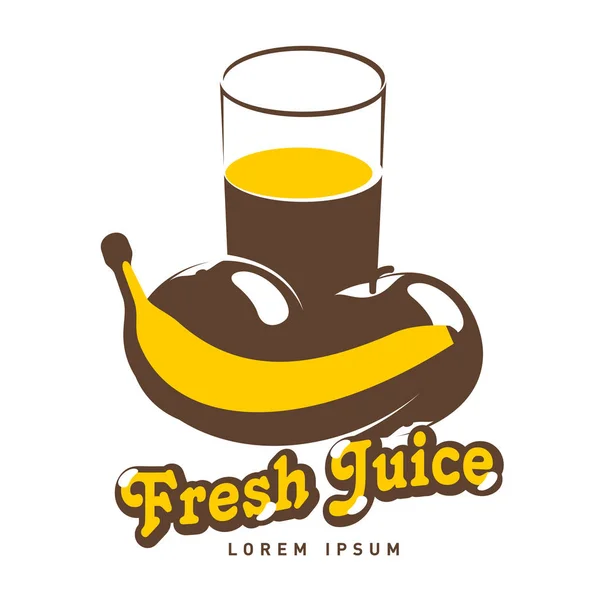 Εικονογράφηση διάνυσμα λογότυπο χυμό fesh. — Διανυσματικό Αρχείο
