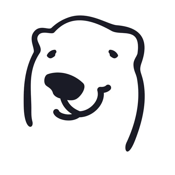 Logo dell'orso polare — Vettoriale Stock