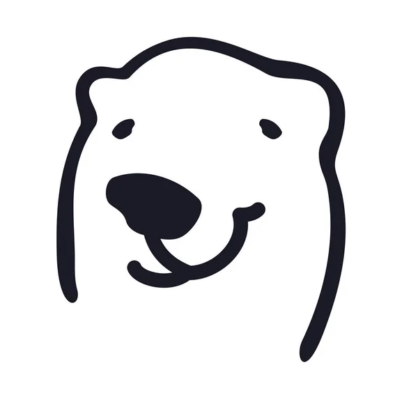 Logotipo urso polar —  Vetores de Stock