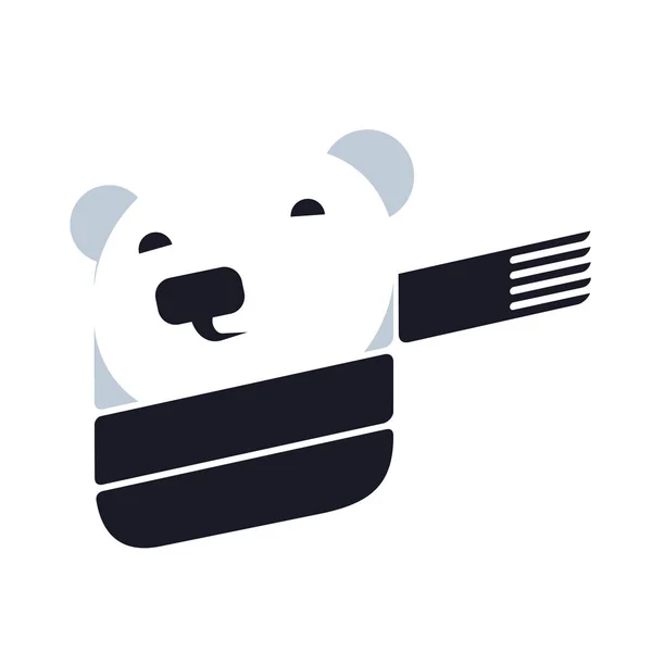Eisbären-Logo — Stockvektor