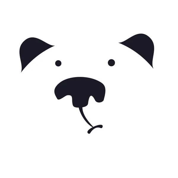 Logotipo urso polar —  Vetores de Stock