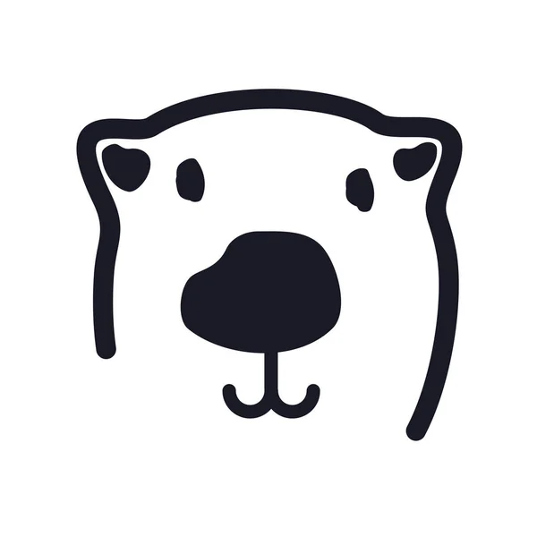 Logotipo urso polar —  Vetores de Stock