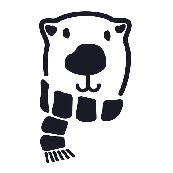 Logotipo urso polar —  Vetores de Stock